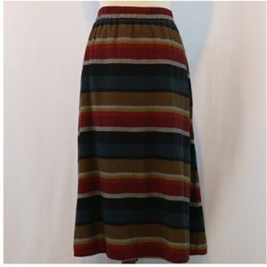 Old Navy Striped-Herringbone Skirt